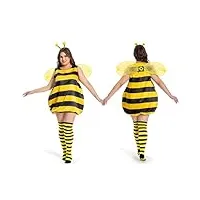costume d'abeille pour femme - grandes tailles 50 52 xxl - costume de carnaval pour femme
