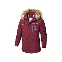 juzhijia combinaison de ski pour homme - coupe-vent - imperméable - Épais - polaire chaude - pantalon de neige - salopette de ski, 1 veste rouge, xxl