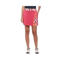 callaway jupe-short à motif floral géométrique 43,2 cm, paon rose, taille xl