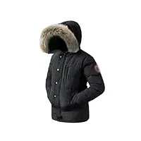 -30 degrés hiver doudoune hommes parkas manteau coupe-vent Épais À capuche parka décontracté chaud coupe-vent vestes
