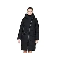 veste d'hiver chaude pour femme, coupe-vent, rembourrée, col montant, manteau avec capuche, g901, l