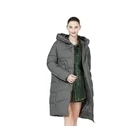 veste d'hiver chaude pour femme, coupe-vent, rembourrée, col montant, manteau avec capuche, g686, l