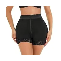 fulya pantalon de levage de hanche taille haute 2 en 1 pour femmes, sous-vêtement corset décontracté, manchette, entraîneur de ventre