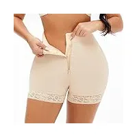 pantalon de levage de hanche taille haute 2 en 1 pour femmes, sous-vêtement corset décontracté, manchette, entraîneur de ventre