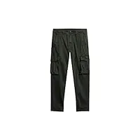 superdry pantalon cargo, surplus goods olive green, 32w x 32l homme