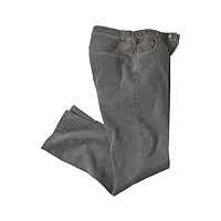 atlas for men - jean homme regular taille semi- Élastiquée - jeans homme stretch - pantalon denim stretch - disponible en grandes tailles