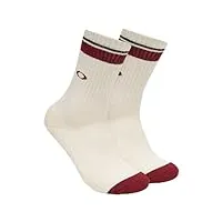 oakley chaussettes essentielles (3 pièces), blanc, l homme