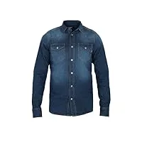diesel - chemise en jean - new-sonora, bleu, l