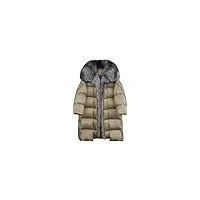 oxita doudounes d'extérieur pour femme veste longue d'hiver for femme, manteau en duvet (size : m)