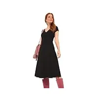 joe browns robe portefeuille en jersey à manches courtes avec bloc de couleurs, noir, 42 femme