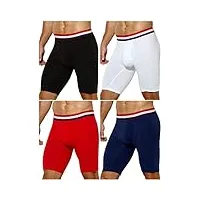 casey kevin boxer homme long doux coton stretch sports sous-vêtements culotte underpants sport fitness caleçons briefs(l-3xl)