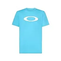 oakley t-shirt o bold ellipse pour homme, bleu, xl, bleu, xl