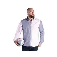 ruckfield - chemise vichy members rugby club house bleu marine et rose - 018