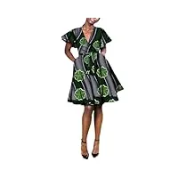 robe imprimée africaine pour femme dashiki, robe ankara en tissu bazin riche wax party formelle, 592, xl