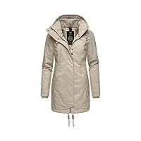 ragwear manteau d'hiver chaud pour femme avec capuche tunned xs à 6xl, os, s