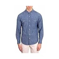 levi's - chemise homme barstow western, bleu, xxl