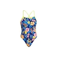funkita tie me tight one piece in bloom maillot de bain pour femme taille 42