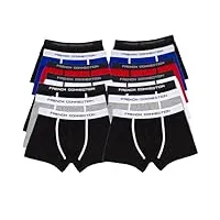 french connection lot de 14 boxers confortables pour homme - ensemble de sous-vêtements avec variété bonus - essentiels classiques pour un usage quotidien - multicolore, multicolore, s