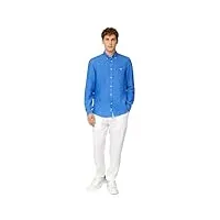 harmont & blaine chemise lin turquoise p24, 854 hortensia, xxl