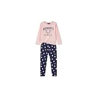 vertbaudet pyjama bicolore fille harry potter® rose/marine 12a