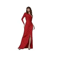 bonini - sean maxi robe avec design, rouge, s-xxl