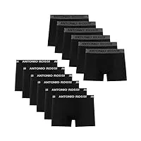 antonio rossi (lot de 12) boxers ajustés pour hommes - boxers pour hommes avec ceinture élastique - boxers respirants et doux pour hommes à porter au quotidien - sous-vêtements pour hommes