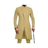 costume pour homme à double boutonnage, coupe ajustée, broderie, blazer et pantalon, ensemble 2 pièces vêtements africains, 21, xxl