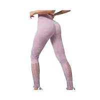 n/a leggings de fitness pantalons d'entraînement leggings de fitness collants en maille taille haute leggings d'entraînement de course à pied de sport (couleur : b, taille : lcode)