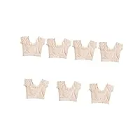 healvian 7 pièces sous-vêtement anti-transpiration chemise transpirante aux aisselles débardeur femme les aisselles des femmes chemise de soutien-gorge modal accessoires aux femmes lavé