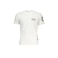 napapijri t-shirt en coton blanc pour homme, blanc, taille 3xl