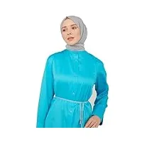 armİne robe tunique oversize mode hijab moderne et Élégante | vert - 44