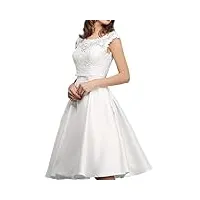 gerrit robe de mariée a - word bohemian robe de mariée dentelle nuptiale robe de mode nuptiale, blanc, 58