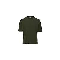 k-way t-shirt à col rond modèle combe, à manches courtes, en coton, couleur vert afrique., green africa, large