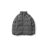 sukori manteaux pour femme manteau femme coton down veste hiver doux et épais loisirs loisirs collier jacket for femmes (color : gray, size : s)