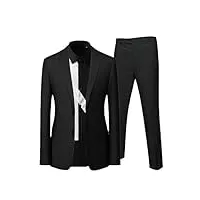 blazers veste pantalon gilet homme casual costume manteau pantalons gilet bal smoking pour homme, lot de 2 pièces., xxl
