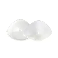 agutalithic artificiel poitrines triangulaire silicone auto-adhésif formes de seins transparentes mammaires prothèse de mastectomie coussinets de soutien-gorge pour travestis(6000g/pair, transparent)