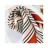xtzyglfd foulard en soie petit foulard carré pour femme foulard décoratif foulard en soie de mûrier (couleur : a, taille : taille unique) (d taille unique)