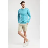 armor-lux bermuda - coton homme oyster l - 42