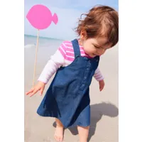 armor-lux robe en jean baby enfant jean 3 ans