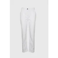armor-lux pantalon taille élastique - coton femme blanc l - 42