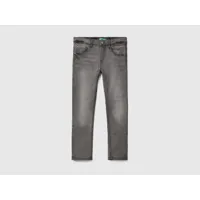 benetton, jeans skinny à cinq poches, taille 3xl, gris, enfants