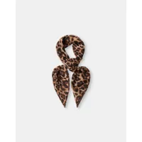 bershka foulard léopard femme marron