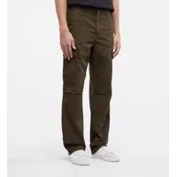 pantalon droit cargo coton