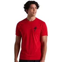 specialized s-logo short sleeve t-shirt rouge l homme