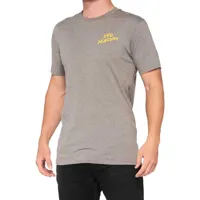 100percent dakota short sleeve t-shirt gris s homme