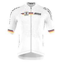 bioracer german icon classic matrix short sleeve jersey blanc l homme