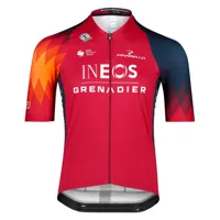 bioracer ineos grenadiers icon short sleeve jersey rouge l homme