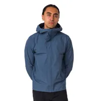 rapha gore-tex hoodie rain jacket bleu s homme