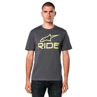 alpinestars ride 4.0 csf short sleeve t-shirt gris xl homme