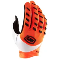 100percent airmatic long gloves orange s homme